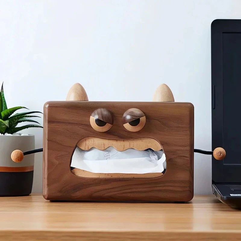 Grumpy Tissue Box