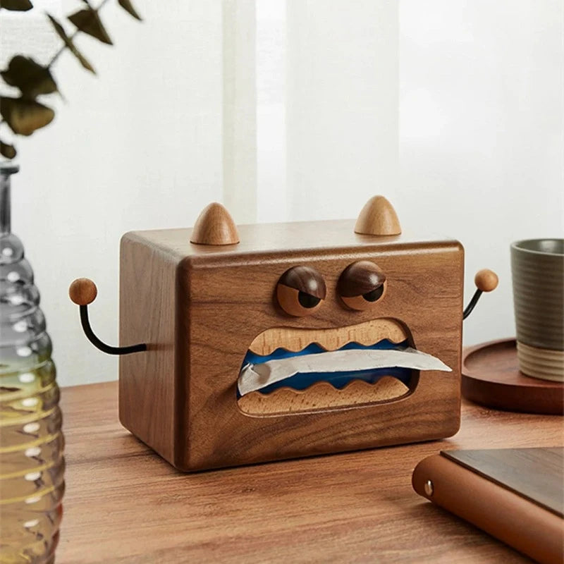 Grumpy Tissue Box