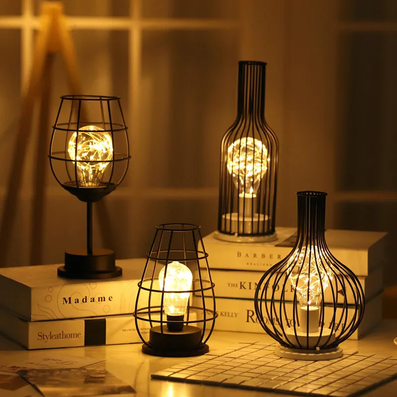 Vinum Farmhouse Style Lamp Decor